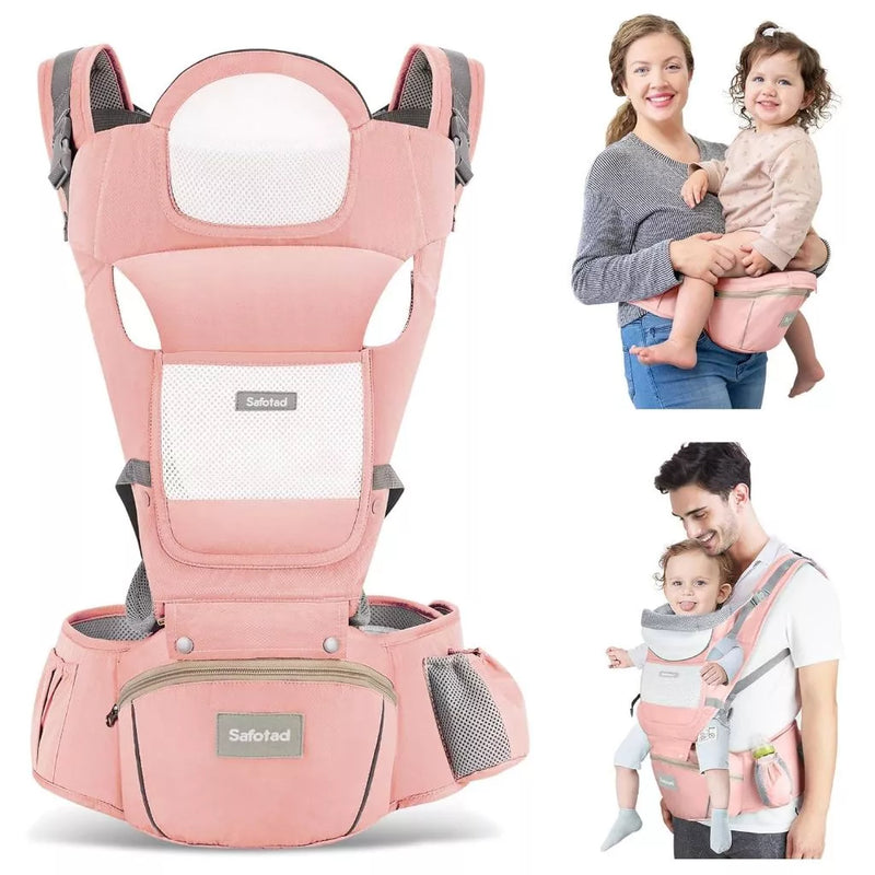 Canguru Para Bebê 0-3 Anos Ergonômico 3 Em 1 Estilo Canguru Frontal Infantil Hipseat