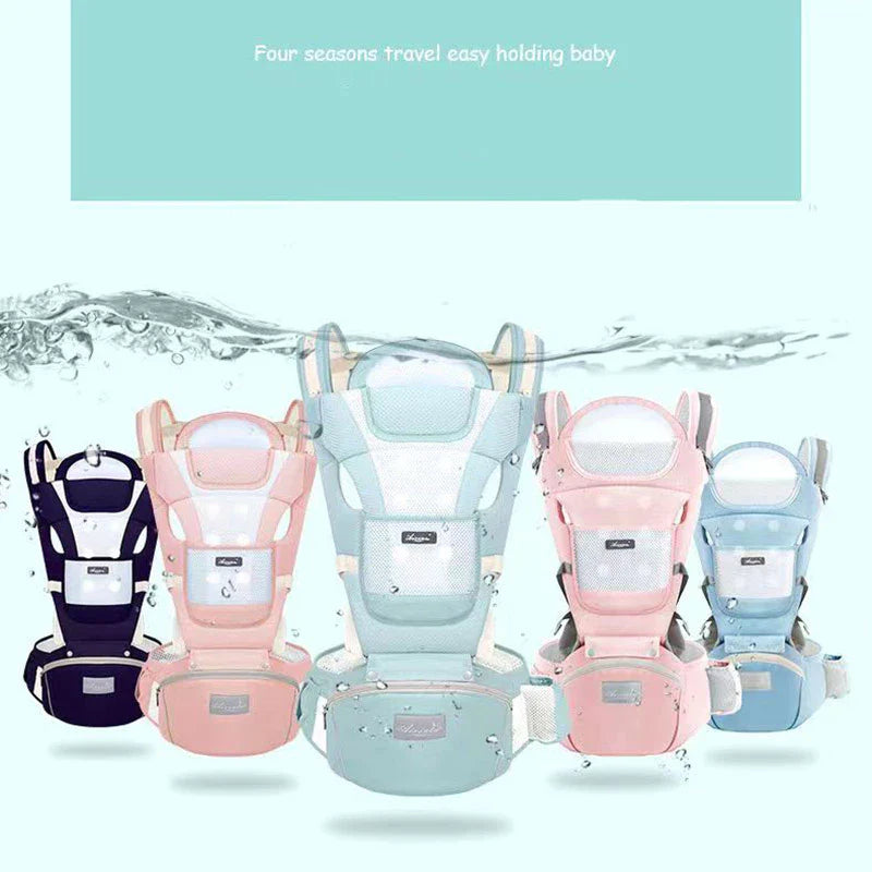 Canguru Para Bebê 0-3 Anos Ergonômico 3 Em 1 Estilo Canguru Frontal Infantil Hipseat