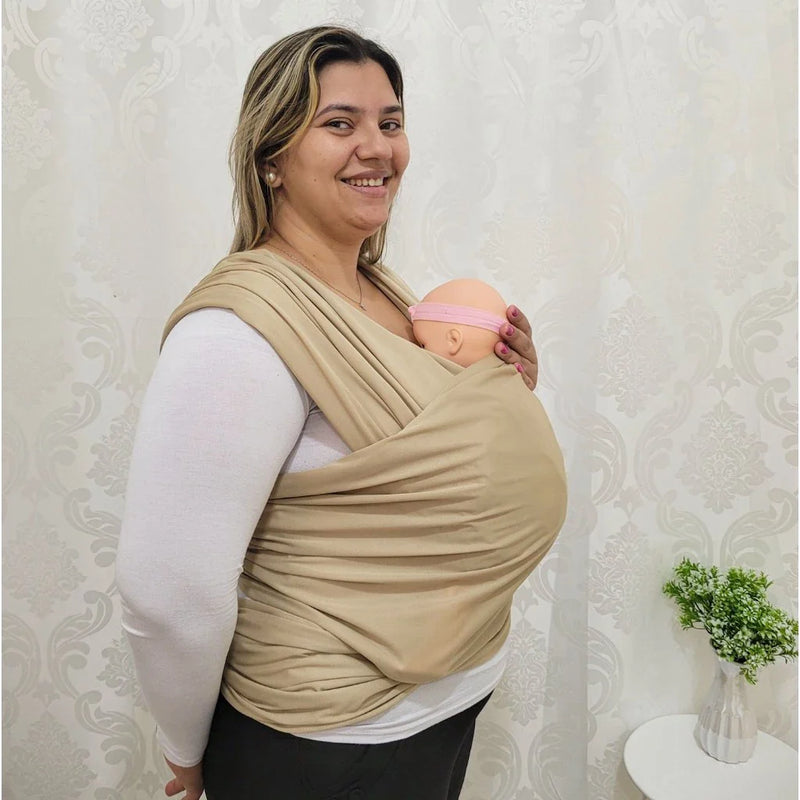 Canguru de Bebê Wrap Sling Malha 5MT - Várias Cores - Tamanho Único