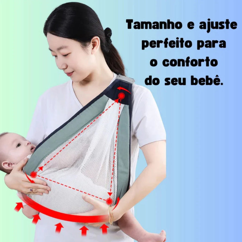 Canguru Bebe Ergonômico Passeio Duas  Posições ErgonomicoCarregador Bebê Mãe