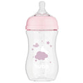 mamadeira easy flow 270ml +2 meses bico super soft tamanho fluxo 2 anticolica menino menina buba nuvem