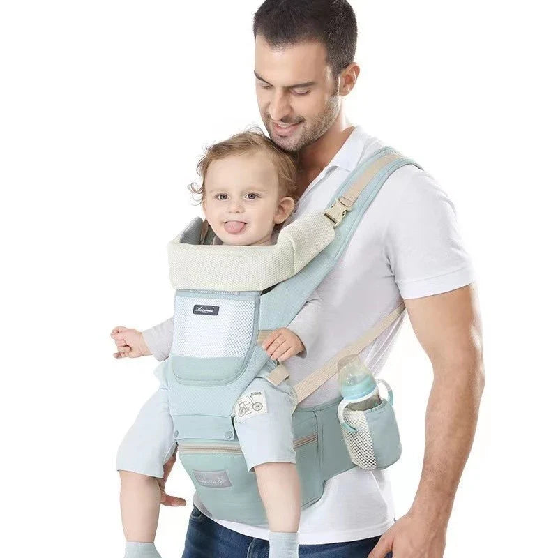 Banco De Cintura Para Bebê Canguru Bebe Passeio Varias Cores Mochila Infantil Hipseat Carrier