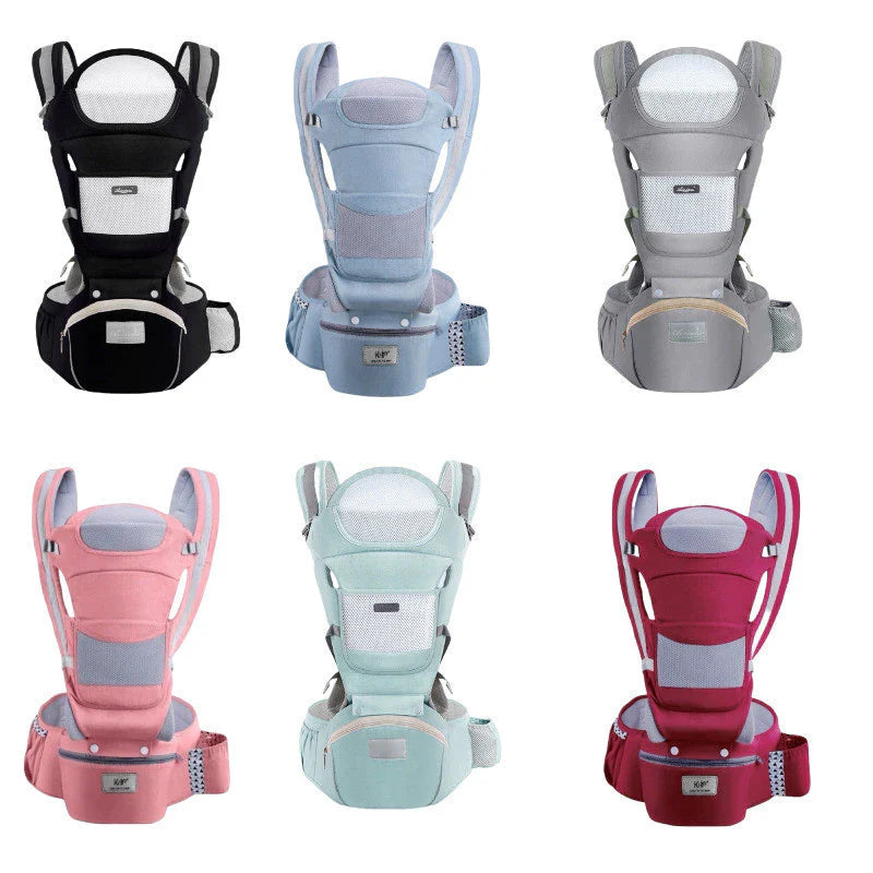 Banco De Cintura Para Bebê Canguru Bebe Passeio Varias Cores Mochila Infantil Hipseat Carrier